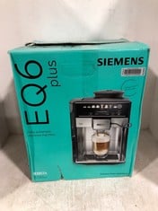 SIEMENS FULLY AUTOMATIC ESPRESSO MACHINE - EQ6 PLUS - RRP £499