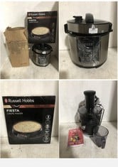 3 X ASSORTED KITCHEN ITEMS TO INCLUDE DREW & COLE PRESSURE KING PRO ELECTRIC PRESSURE COOKER 8-IN-1 DIGITAL 3L