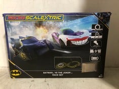 MICRO SCALEXTRIC BATMAN VS THE JOKER RACE TRACK SET