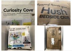 BABY EINSTEIN CURIOSITY COVE 2-IN-1 ACTIVITY JUMPER TO INCLUDE VENTURE HUSH BEDSIDE CRIB