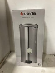 BRABANTIA NEWICON PEDAL BIN 30 LITRE FRESH WHITE