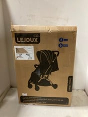 LEJOUX GO BABY PUSHCHAIR TR18 BABY STROLLER BLACK RRP- £129.98