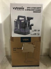 VAX SPOTWASH DUO SPOT CLEANER MODEL NO-CDCW-CSXA TO INCLUDE VYTRONIX SPOT & STAIN CARPET & UPHOLSTERY CLEANER MODEL NO-SWASH450P TOTAL RRP- £210