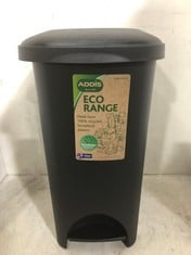 ADDIS ECO RANGE PEDAL BIN BLACK TO INCLUDE CURVER DECO BIN - 40L