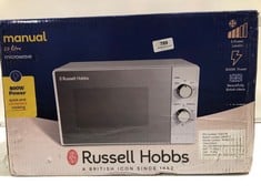 RUSSELL HOBBS MANUAL 20L 800W MICROWAVE OVEN MODEL NO-RHM2027