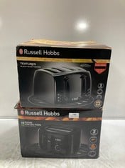 RUSSELL HOBBS TEXTURES 4-SLICE TOASTER TO INCLUDE RUSSELL HOBBS FOOD COLLECTION DEEP FRYER