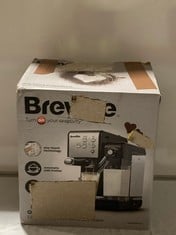 BREVILLE ONE-TOUCH COFFEE HOUSE ESPRESSO, CAPPUCCINO AND LATTE MAKER RRP- £203