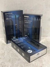 UPHYLIAN SONIC ELECTRIC TOOTHBRUSH H8 SERIES TO INCLUDE 2 X UPHYLIAN SONIC ELECTRIC TOOTHBRUSH U15 SERIES