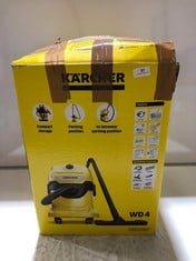 KARCHER WD4 MULTI-PURPOSE VACUUM CLEANER RRP- £200