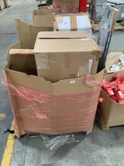 PALLET OF ASSORTED ITEMS TO INCLUDE CURVER KITCHEN BIN (KERBSIDE PALLET DELIVERY)