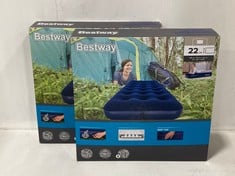 PALLET OF APPROX. 130 X BESTWAY INFLATABLE MATTRESS 22CM. (KERBSIDE PALLET DELIVERY)