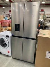 HISENSE DUAL FRIDGE FREEZER IN GREY - MODEL NO. FMN440W20C RRP £800