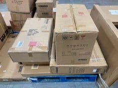 PALLET OF ASSORTED ITEMS TO INCLUDE HOMCON SET OF 2 CHAIRS (KERBSIDE PALLET DELIVERY)