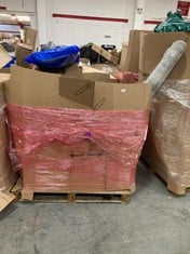 PALLET OF ASSORTED ITEMS TO INCLUDE 5 TIER SHOE RACK (KERBSIDE PALLET DELIVERY)