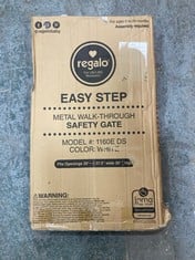 PALLET OF ASSORTED ITEMS TO INCLUDE REGALO METAL WALK THROUGH SAFETY GATE (KERBSIDE PALLET DELIVERY)