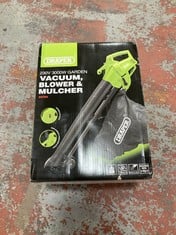 PALLET OF ASSORTED ITEMS TO INCLUDE DRAPER 230V GARDEN VACUUM BLOWER RRP £34.99 (COLLECTION ONLY) (KERBSIDE PALLET DELIVERY)