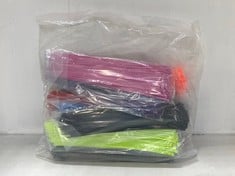 PALLET OF 64 X MULTIPACK OF ZIP TIES IN VARIOUS COLOURS AND SIZES. (KERBSIDE PALLET DELIVERY)