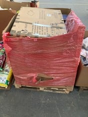 PALLET OF ASSORTED ITEMS TO INCLUDE VOUNOT DOOR CANOPY (KERBSIDE PALLET DELIVERY)