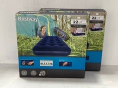 PALLET OF APPROX. 120 X BESTWAY INFLATABLE MATTRESS 22CM. (KERBSIDE PALLET DELIVERY)