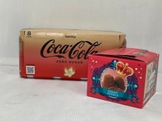 PALLET OF APPROX. 180 X COCA COLA VANILLA ZERO SUGAR 8 X 330ML CANS BBE 30.11.2024 (COLLECTION ONLY)