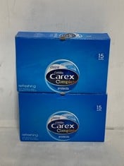 PALLET OF ASSORTED ITEMS TO INCLUDE CAREX COMPLETE BOX OF 15 WIPES (KERBSIDE PALLET DELIVERY)