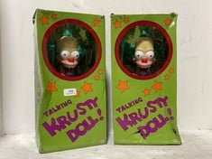 2 X THE SIMPSONS: TALKING KRUSTY DOLL