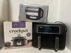 3 X ASSORTED APPLIANCES TO INCLUDE CROCKPOT SLOW COOKER 3.5L OVAL