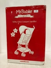 MY BABIIE MBX5 ULTRA COMPACT STROLLER IN BLACK - RRP £110