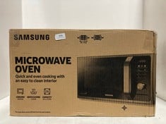 SAMSUNG WORK SURFACE 23L MICROWAVE OVEN IN SILVER - MODEL NO. MS23F301TAS - RRP £100