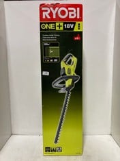 RYOBI CORDLESS 45CM HEDGE TRIMMER - MODEL NO. OHT1845 - RRP £101