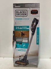 BLACK AND DECKER 18V CORDLESS POWER SERIES+ STICK VACUUM CLEANER - RRP £119