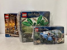 3 X ASSORTED LEGO SETS TO INCLUDE HARRY POTTER 2024 ADVENT CALENDAR - ITEM NO. 76438