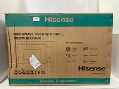 HISENSE INTEGRATED 25L MICROWAVE OVEN WITH GRILL - MODEL NO. HB25MOBX7GUK - RRP £189