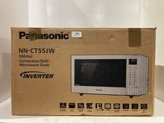 PANASONIC 3 IN 1 MICROWAVE OVEN IN WHITE - MODEL NO. NN-CT55JW - RRP £169