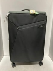 SAMSONITE LITEBEAM SPINNER 77/28 EXP LARGE SUITCASE SOFT SHELL BLACK - RRP £194