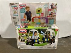 LITTLE TIKES COZY COUPE PATROL POLICE CAR TO INCLUDE LITTLE TIKES LEARN AND PLAY 3-IN-1 SPORTS PLAY ZONE - TOTAL RRP £108