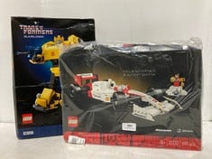 LEGO MCLAREN MP4/4 & AYRTON SENNA 10330 TO INCLUDE LEGO TRANSFORMERS BUMBLEBEE MODEL CONVERTS 10338 - TOTAL RRP £131