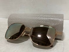 JIMMY CHOO ALEXIS SQUARE SUNGLASS ROSE GOLD - RRP £320