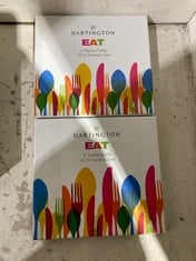 6 X ASSORTED CUTLERY ITEMS TO INCLUDE DARTINGTON EAT 16 PIECE CUTLERY SET 18/10 STAINLESS STEEL