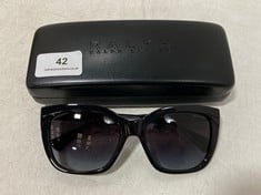 RALPH 5265 SQUARE SUNGLASSES BLACK