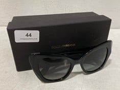 DOLCE & GABBANA OVERSIZED SQUARE SUNGLASSES BLACK - RRP £224