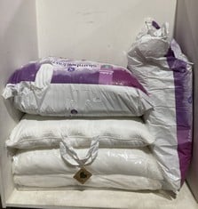 4 X PILLOWS TO INCLUDE SLUMBERDOWN SOFT AS DOWN 2 PILLOW SET