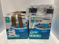 2 X BESTWAY FAST SET 3.05M