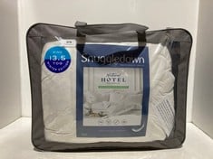 SNUGGLEDOWN GOOSE FEATHER & DOWN DUVET- KING SIZE 13.5 TOG