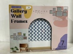 AZZURE HOME SET OF 7 GALLERY WALL FRAMES (8 X 10IN & 4 X 6IN)