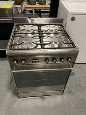 SMEG 60CM CLASSIC CONCERT RANGE COOKER IN STAINLESS STEEL - MODEL NO. SUK61MX9 - RRP �1084 (SALEROOM 40) (KERBSIDE PALLET DELIVERY)