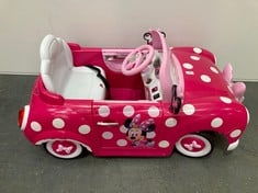 HUFFY DISNEY MINNIE MOUSE RIDE ON CAR IN PINK - RRP �200 (SALEROOM 40) (COLLECTION ONLY)