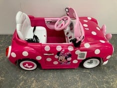 HUFFY DISNEY MINNIE MOUSE RIDE ON CAR IN PINK - RRP �200 (SALEROOM 40) (COLLECTION ONLY)