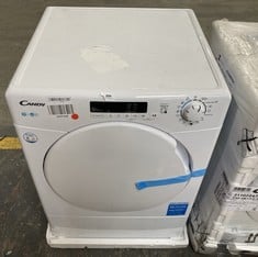 CANDY FREESTANDING 9KG TUMBLE DRYER IN WHITE - MODEL NO. CSEV9DF-80 - RRP �269 (SALEROOM 40)