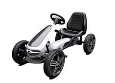 MERCEDES-BENZ LICENSED ONE SEATER CHILDRENS GO KART IN BLACK - ITEM NO. XMX610 - AGE RANGE 3-8YRS - RRP �170 (ZONE 1) (SALEROOM 40)